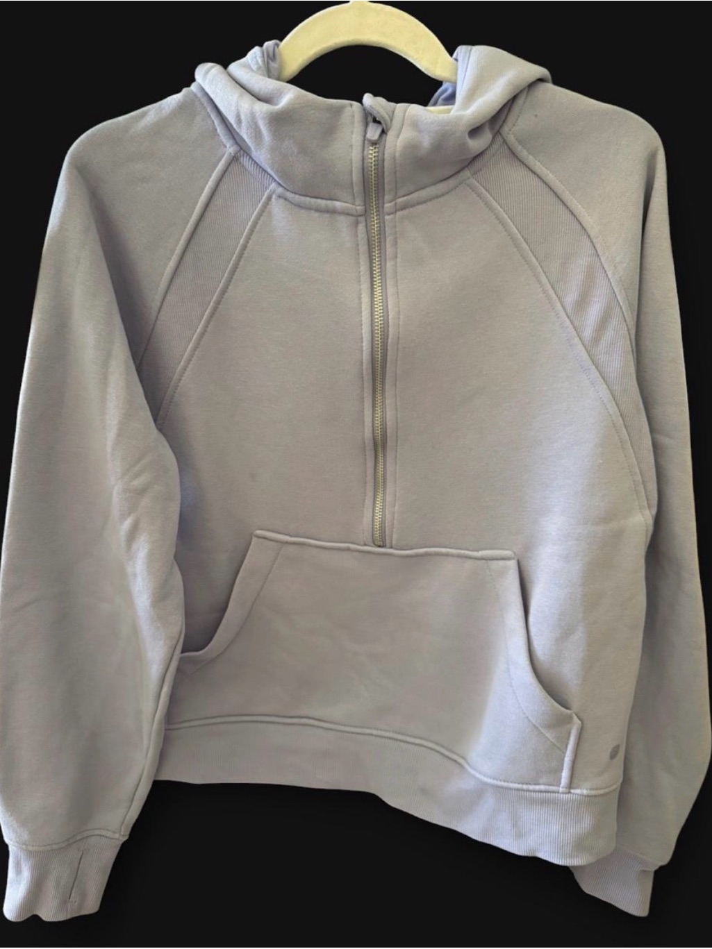 Danskin Lavender Half-Zip Hoodie